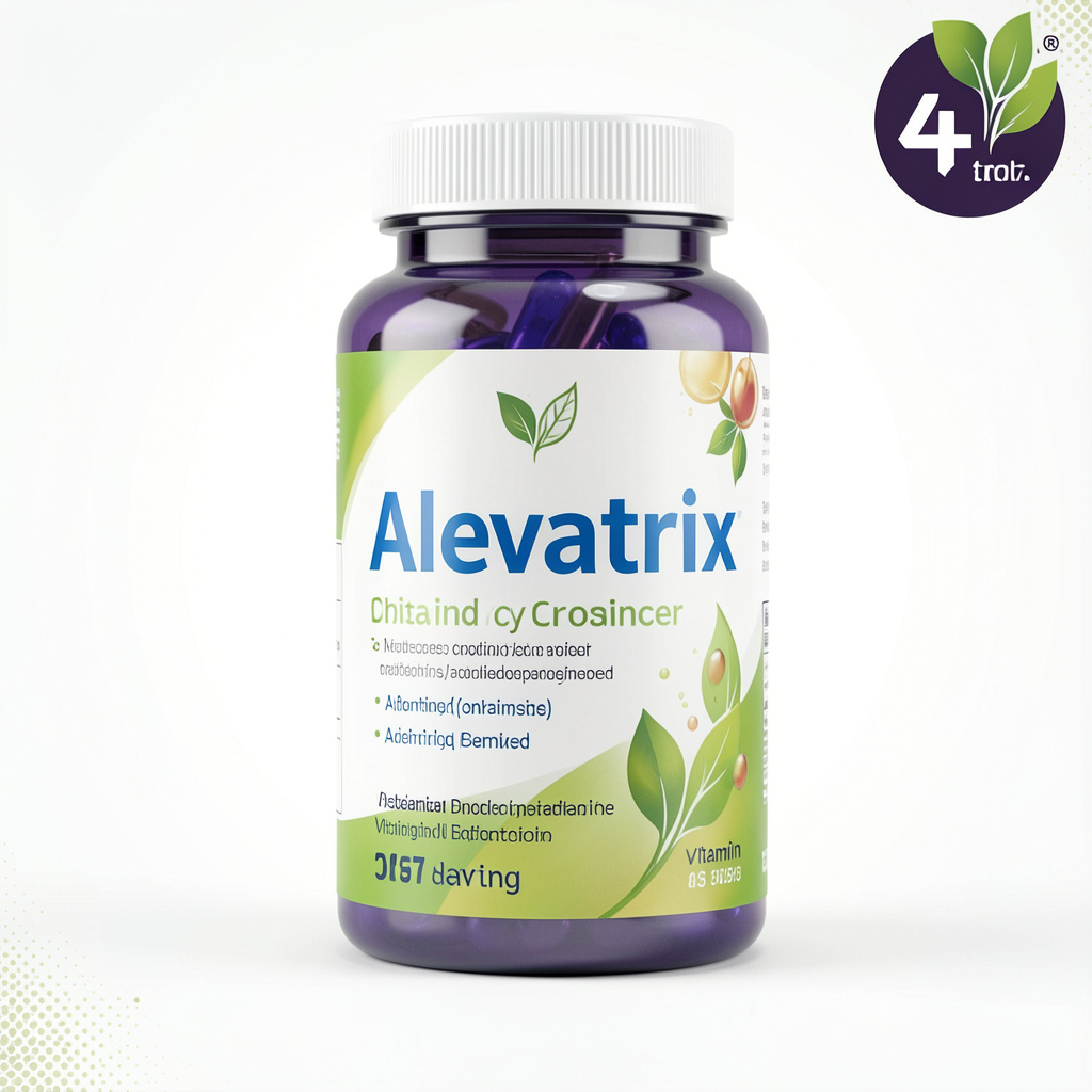 Alevatrix daily active complex product bottle on clean background